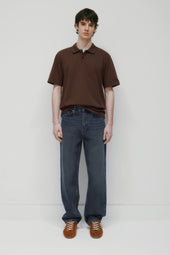 Men's Midweight Polo in Walnut