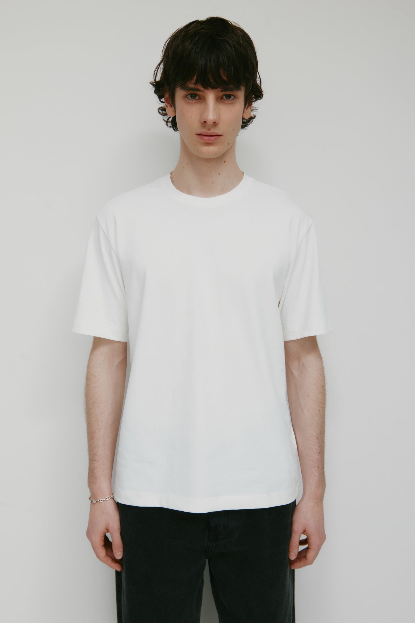 Men's Midweight Crew in White