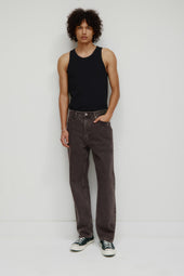 Men's Rib Tank in Black