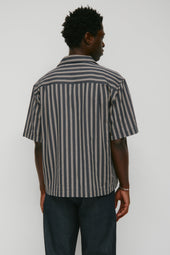 Men's Sadeem Shirt in Pitch Navy/Otter