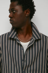Men's Sadeem Shirt in Pitch Navy/Otter