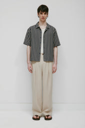 Men's Sila Linen Trouser in Stone