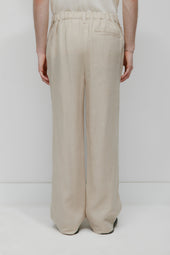 Men's Sila Linen Trouser in Stone