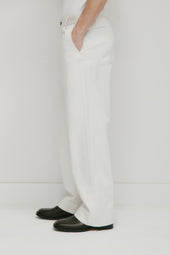 Men's Slouchy Buma Trouser in Marshmallow