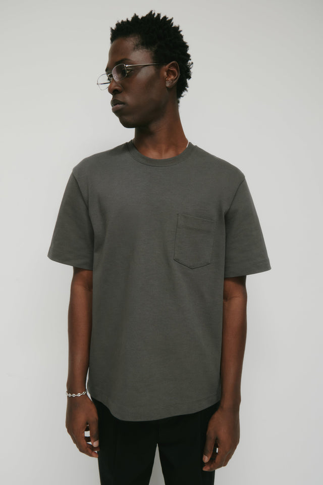Men's Slub Pocket Tee in Beluga