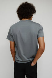 Men's Superfine Crew in Lava Smoke