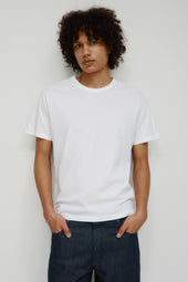 Men's Superfine Crew in White