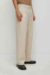 Men's Taym Trouser in Stone