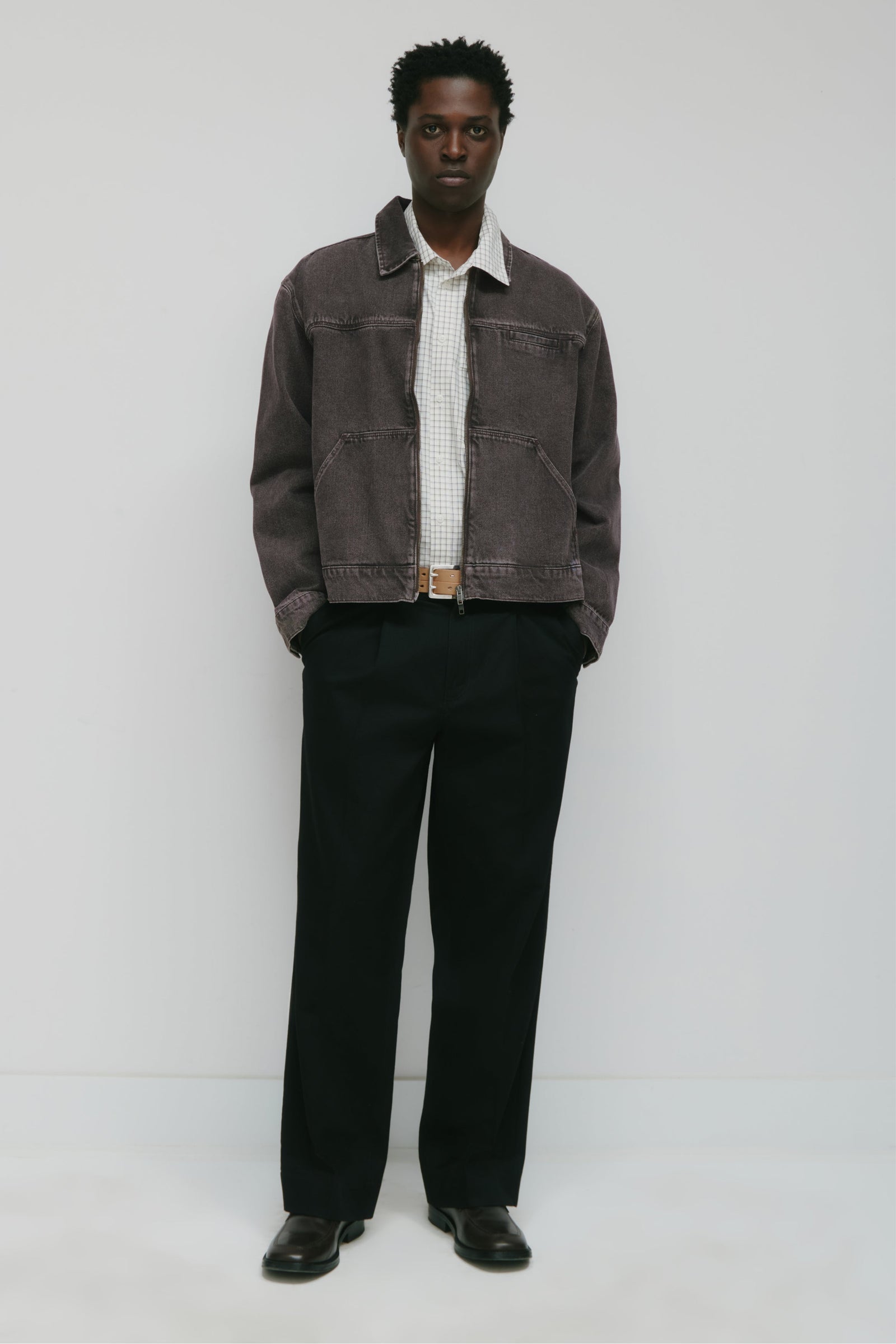 Men's Tura Jacket in Brown Wash