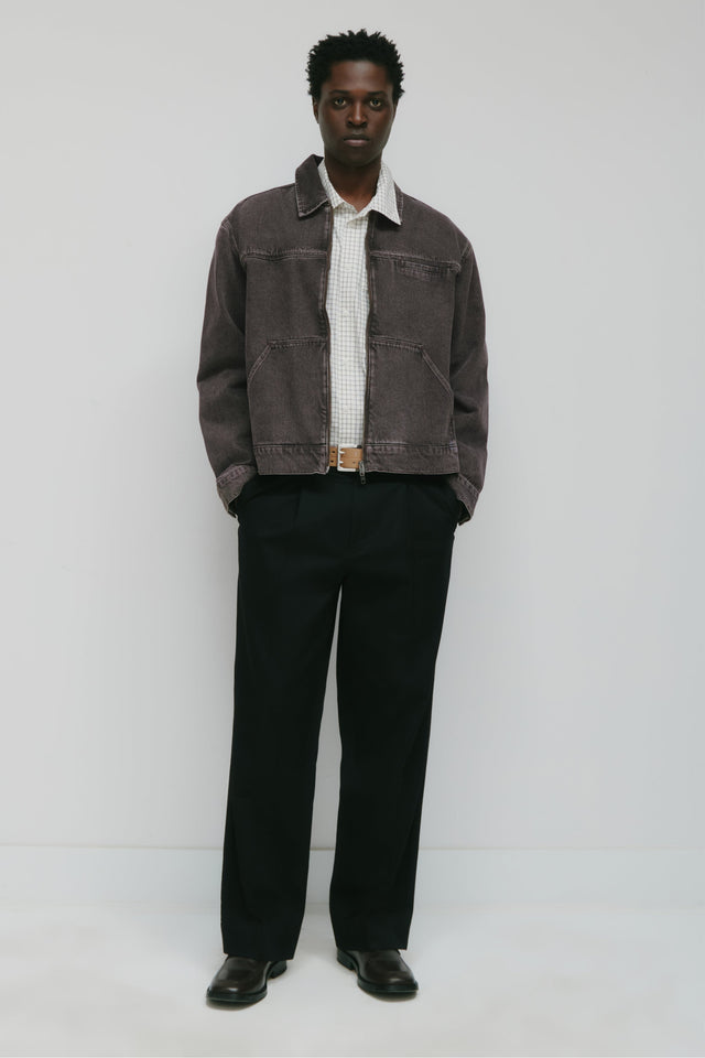Men's Tura Jacket in Brown Wash