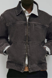 Men's Tura Jacket in Brown Wash
