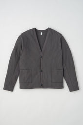 Atlas Waffle Cardigan in Beluga