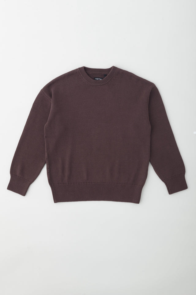 Men's Hamatah Sweater in Coffee Bean