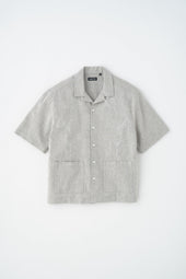 Linen Camp Shirt in Olive