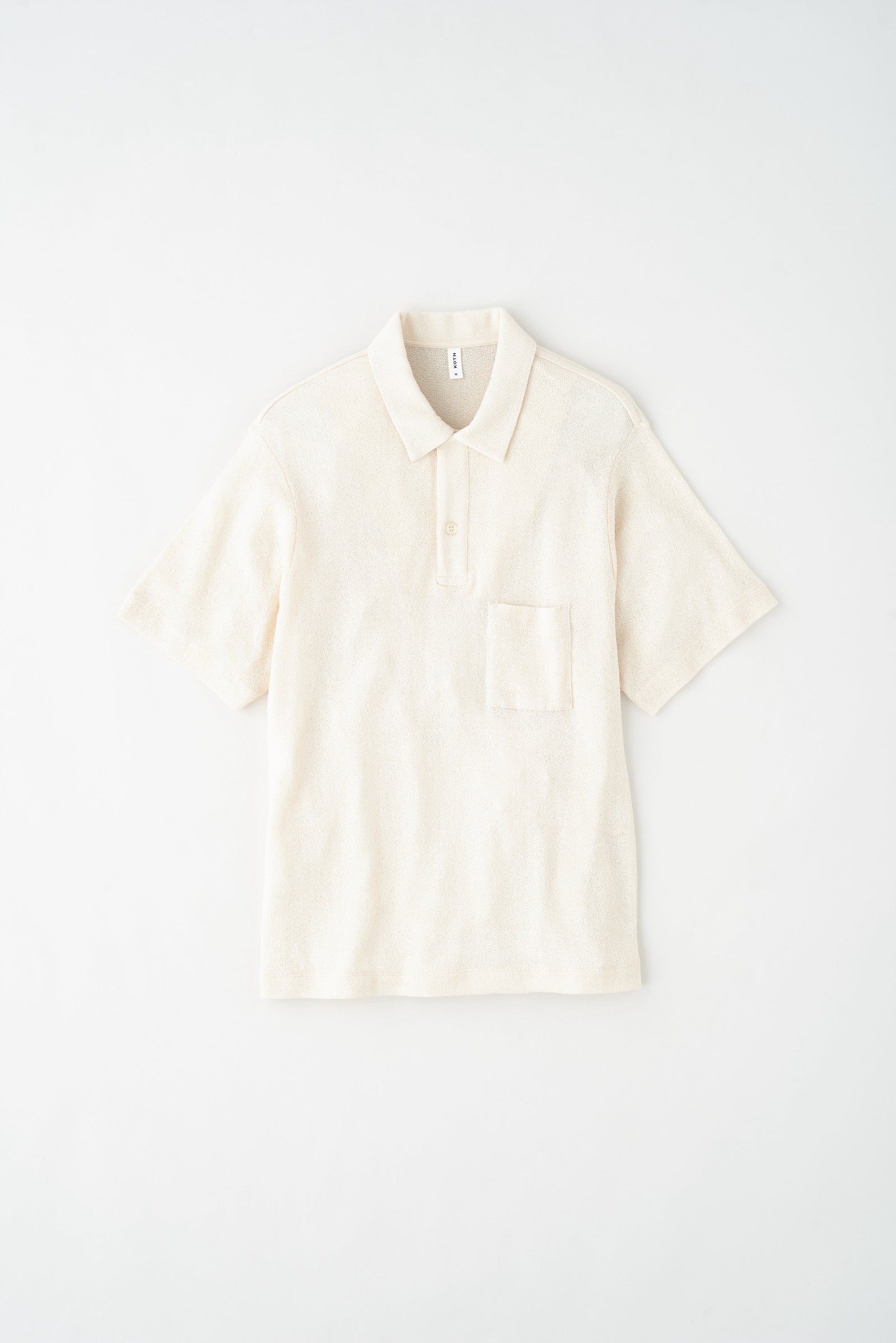 Luxor Jersey Polo in Natural