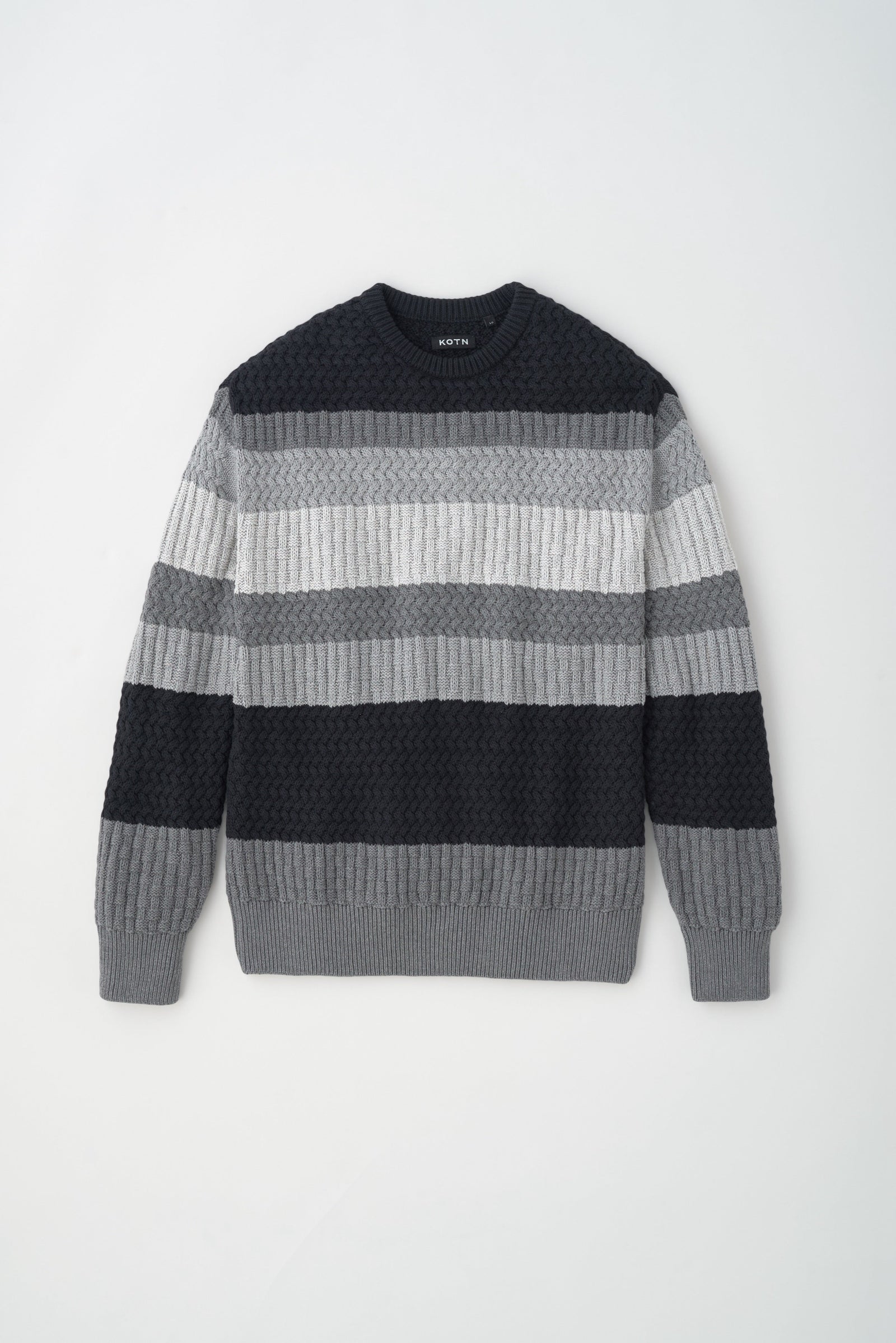 Namat Sweater in Black Melange