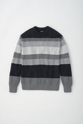 Namat Sweater in Black Melange
