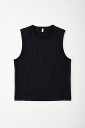 Men's Relaxed Tank in Black