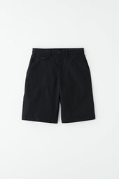Twill Bermuda Shorts in Black