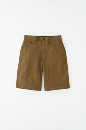 Twill Bermuda Shorts in Walnut