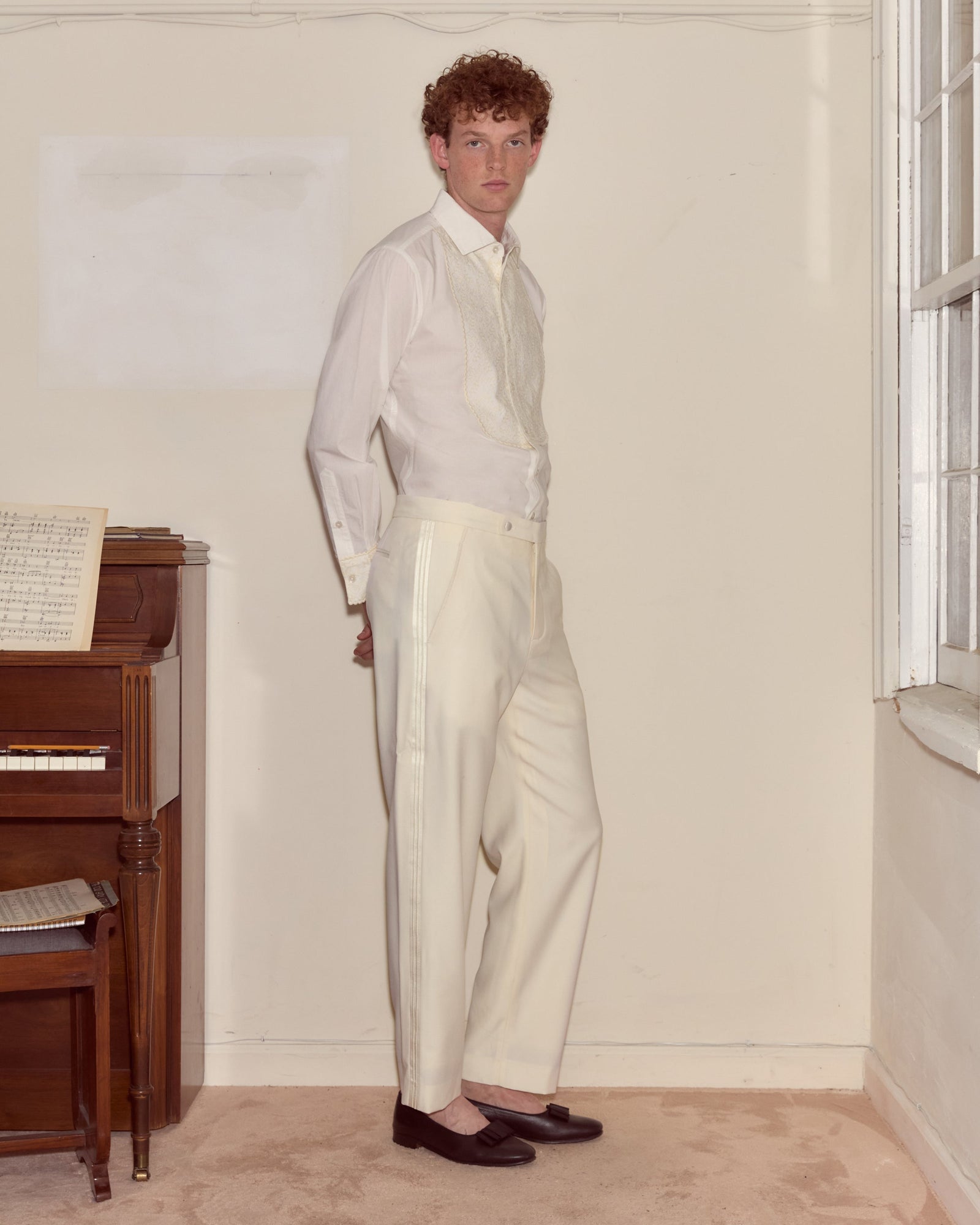 Meringue Smoking Trousers
