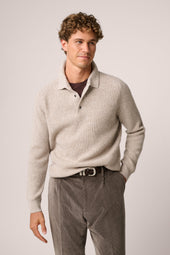 Merricks Polo - Wool and Cashmere - Oatmeal