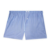 Cale On Marine Et Ciel Motif Transat Coton