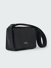 Meshi Mini Leather Bag In Darkest