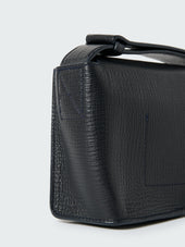 Meshi Mini Leather Bag In Darkest