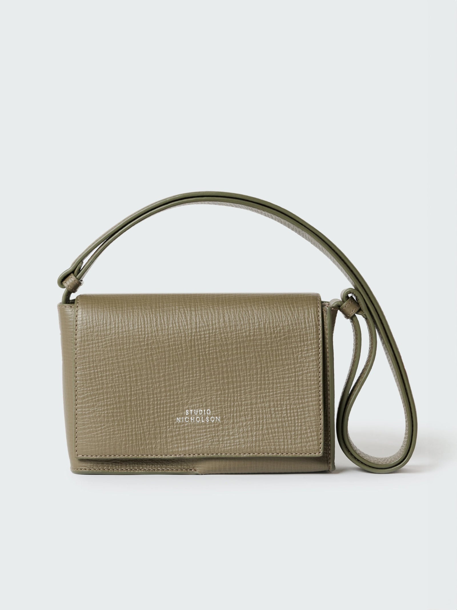 Meshi Mini Leather Bag In Elephant