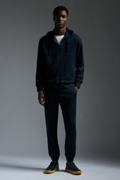 Comfort Cotton and Silk Hoodie with Zip