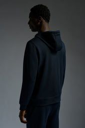 Comfort Cotton and Silk Hoodie with Zip