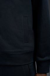 Comfort Cotton and Silk Hoodie with Zip