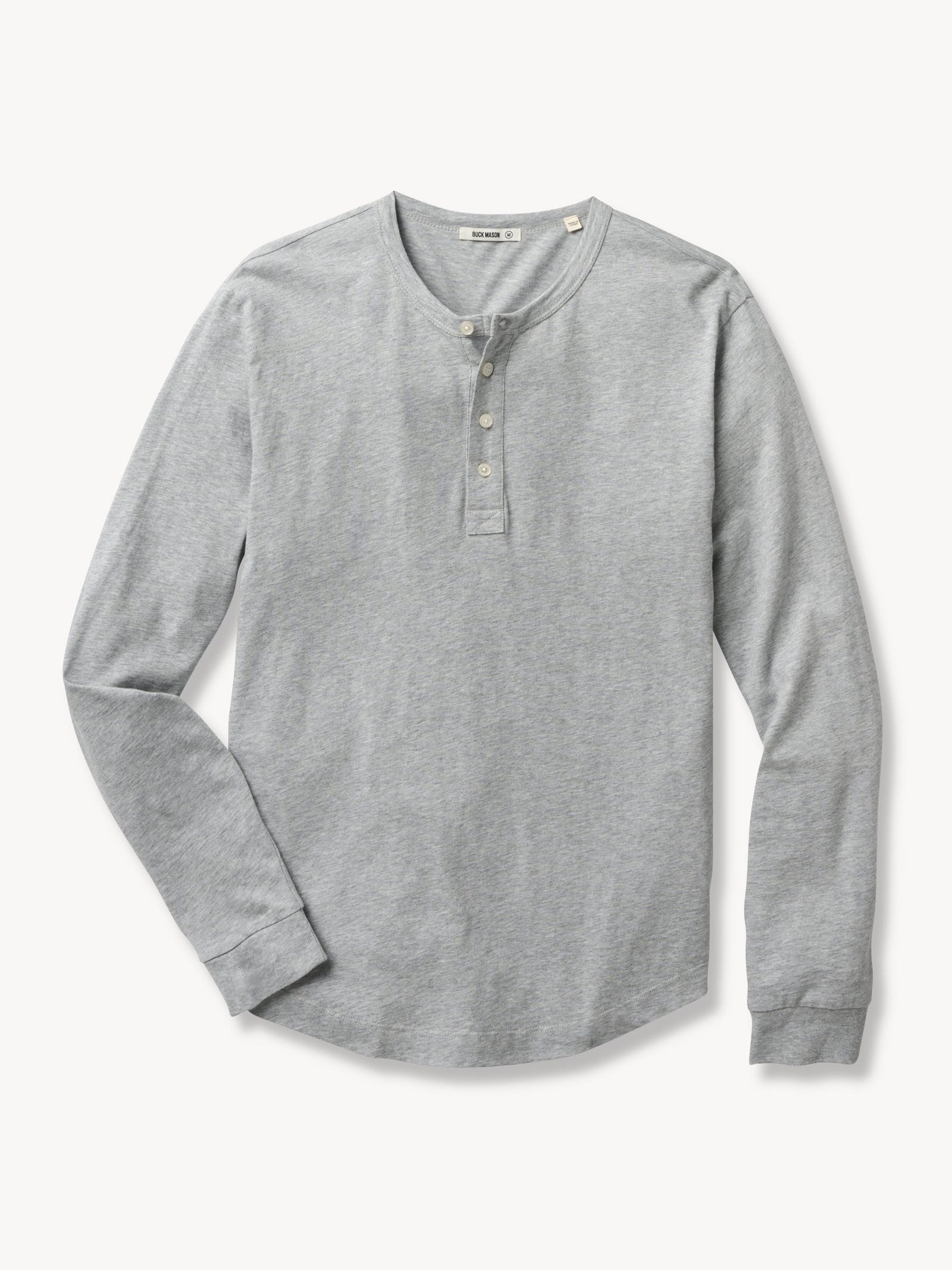 Pima Tall Curved Hem Henley