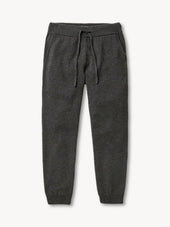 Heather Charcoal Loopback Wool Lounge Pant