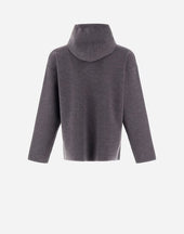 Sweatshirt In Endless Tubular Wool
