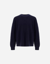 Sweater In Ribbed Wool Cashmere