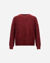 SWEATER IN COB STITCH ALPACA WOOL