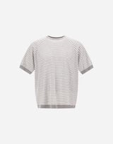 T-SHIRT IN STRIPED COTTON