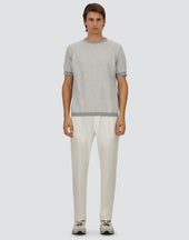 T Shirt In Striped Cotton