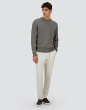 Resort Double Cotton Knit And Travel Nylon Ponente Jumper