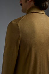 Cashmere and Silk Long Sleeves Polo