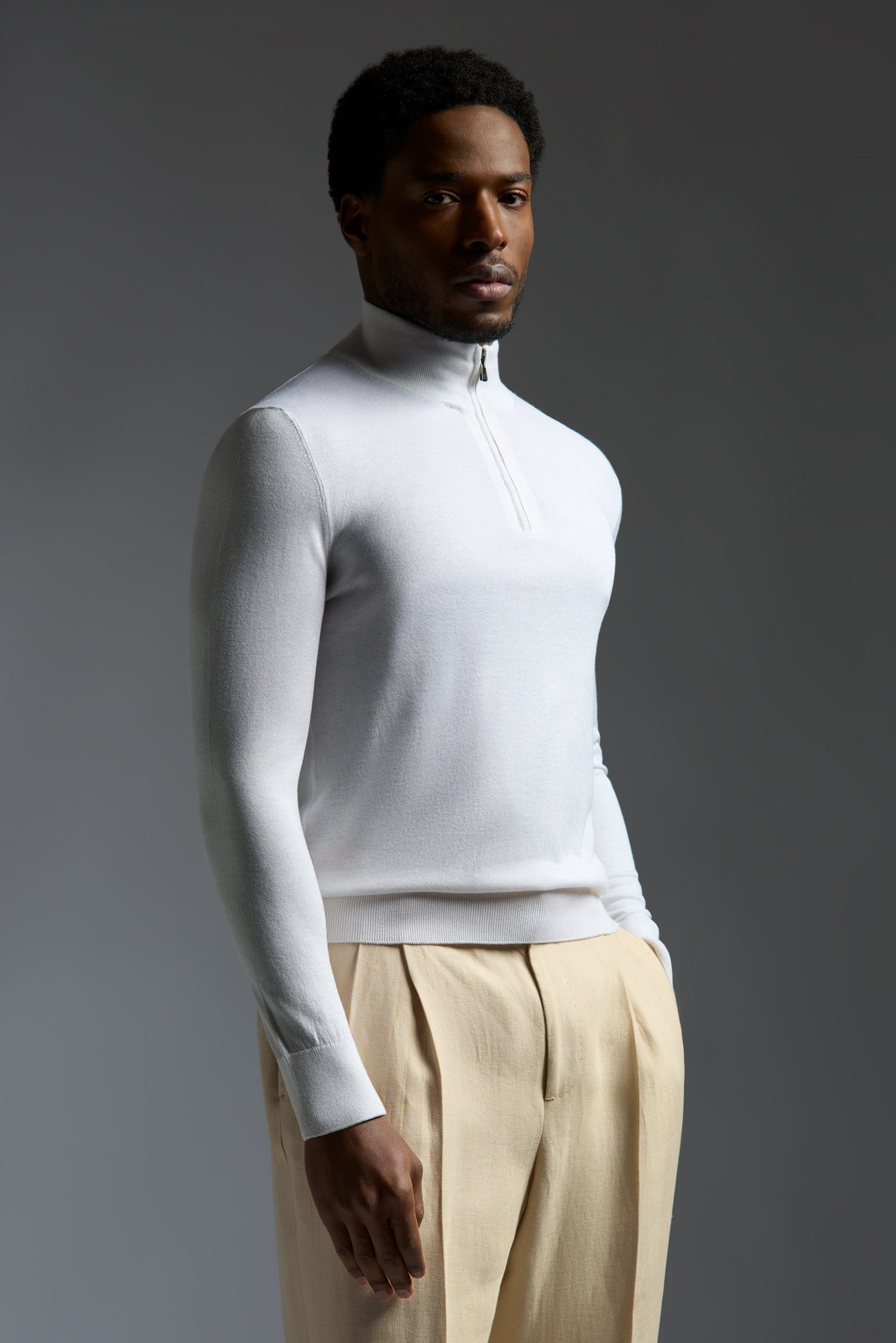 Silk and Cashmere Army Bomber