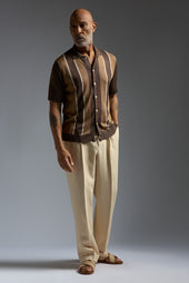 Mulberry Silk Colorblock Polo