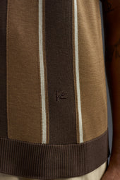 Mulberry Silk Colorblock Polo