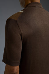 Mulberry Silk Colorblock Polo