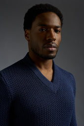 Silk And Cotton V Neck
