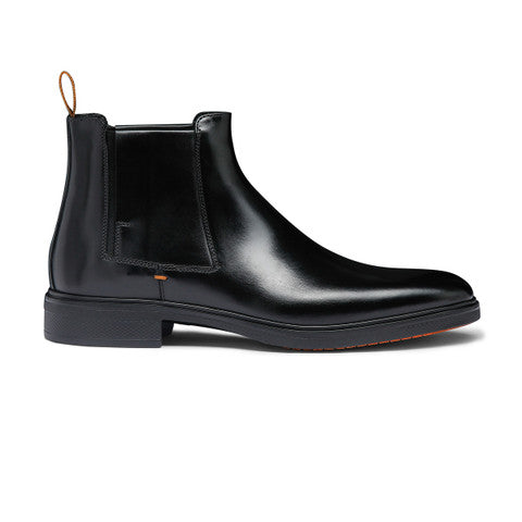 Men's black leather Easy boot