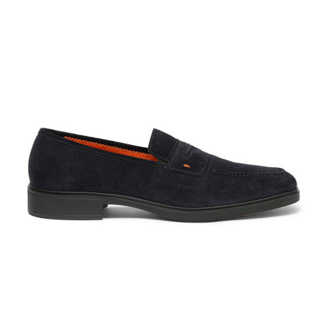 Men's blue suede Easy loafer