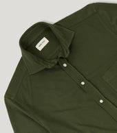 Long Sleeves Pique Shirt